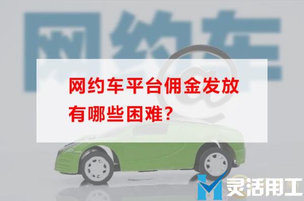 网约车平台佣金发放有哪些困难(网约车哪个平台生意好些)